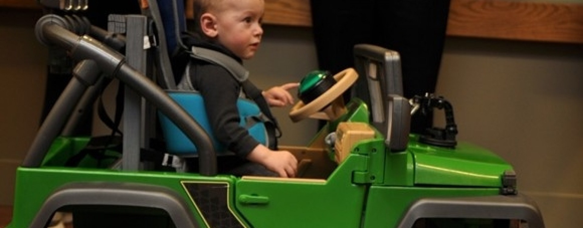 Engineers modify toy electric car to get Kansas toddler mobile