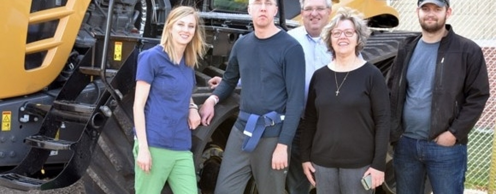 Patient visits UNL’s Tractor Test Lab as part of therapy